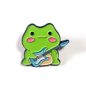 Pin Rana Tocando Guitarra Eléctrica