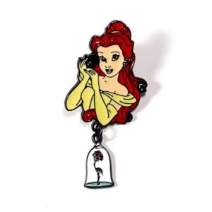 Pin La Bella y la Bestia | Princesa Bella y La Rosa