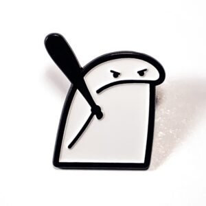 Pin Meme | Flork con Bate Enojado