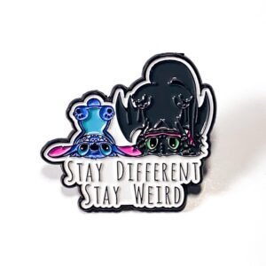 Pin Como Entrenar a tu Dragón | Stitch y Chumuelo Stay Different Stay Weird