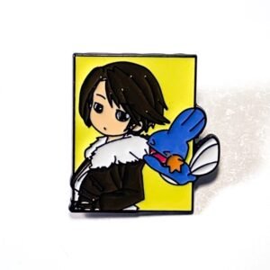 Pin Pokemon x Final Fantasy | Squall Leonhart y Mudkip