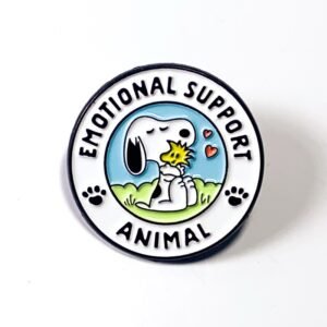 Pin Snoopy y Woodstock Emotional Support Animal