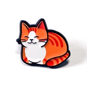 Pin Gato Naranja