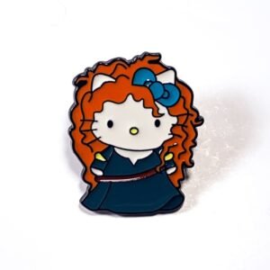 Pin Sanrio x Brave| Hello Kitty x Princesa Mérida