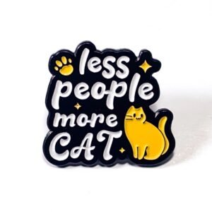 Pin Gato Less People More CAT