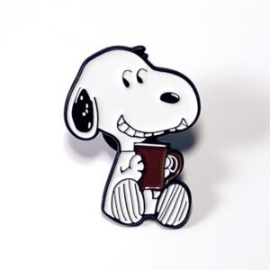 Pin Snoopy Tomando Café