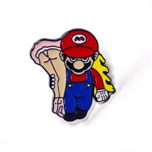 Pin Mario | Mario Cargando a la Princesa Peach
