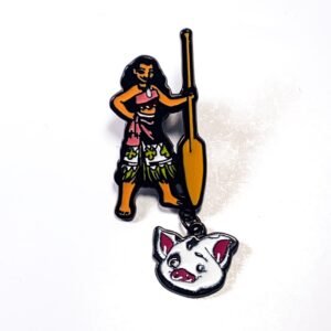 Pin Princesa Moana y Pua