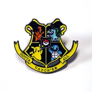Pin Pokemon x Harry Potter | Gotta Catch'em All Pikachu, Charmander, Squirtle y Bulbasaur